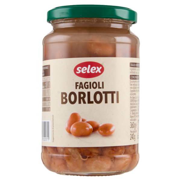 Selex Fagioli Borlotti Lessati 360 g