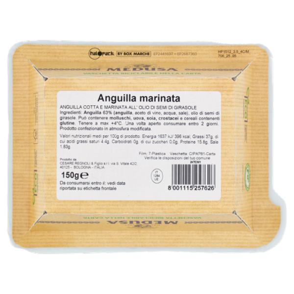 Medusa Le Specialità di mare Anguilla marinata 150 g