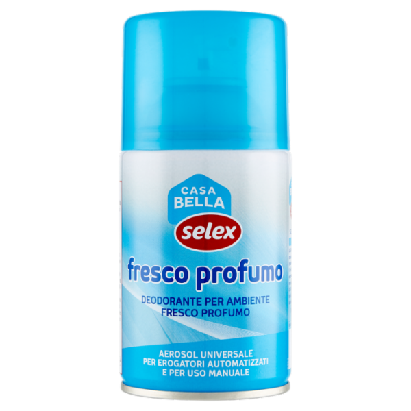 Selex Casa Bella Deodorante Ambiente per Erogatore Automatizzato Ricarica Fresco Profumo 250 ml
