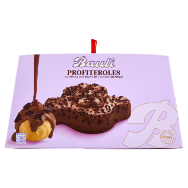 Bauli Profiteroles Colomba con Bignè dal Cuore Cremoso 750 g