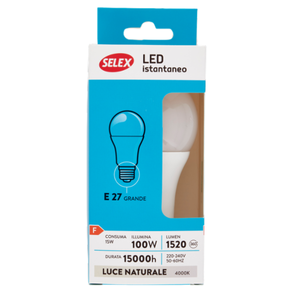 Selex Lampadina Led Goccia E27 15W