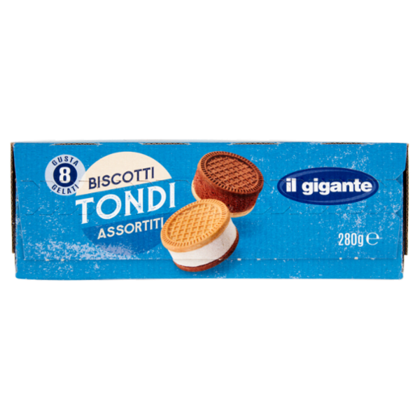 IL GIGANTE Biscotti Tondi Assortiti 8 x 35 g