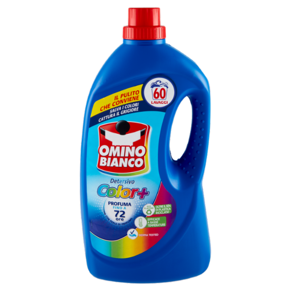 Omino Bianco Detersivo Lavatrice Liquido Color+ 60 Lavaggi 2400 ml