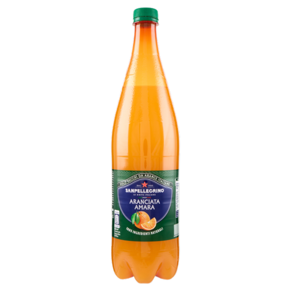 BIBITE SANPELLEGRINO, Bevande Gassate, Naturali, Aranciata Amara, Pet 100cl