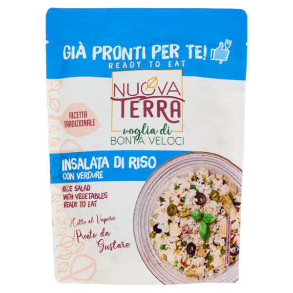 Nuova Terra Già Pronti per Te! Insalata di Riso con Verdure 220 g