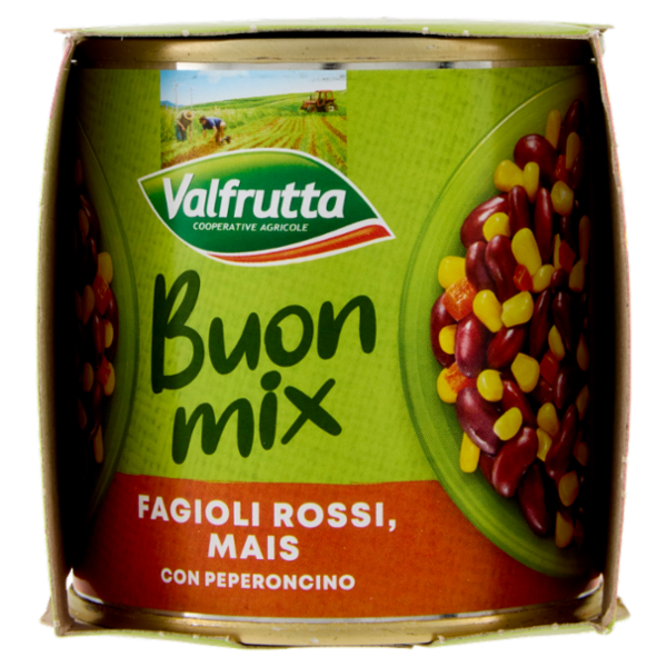 Valfrutta Buon mix Fagioli rossi, Mais con Peperoncino 2 x 140 g