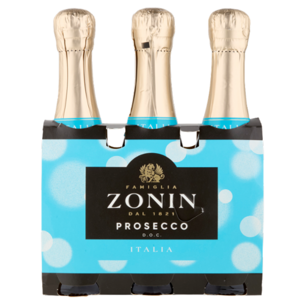 Zonin Prosecco D.O.C. Extra Dry 3 x 200 ml