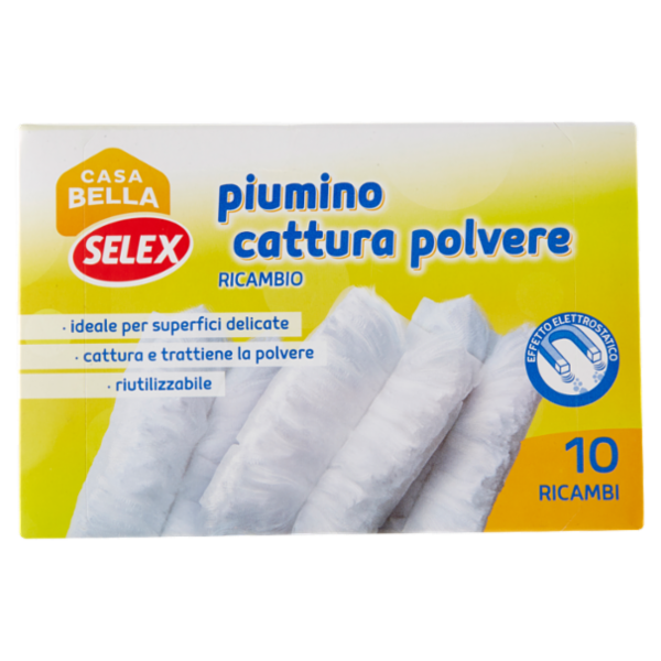 Selex Casa Bella Piumini Catturapolvere 10 pezzi