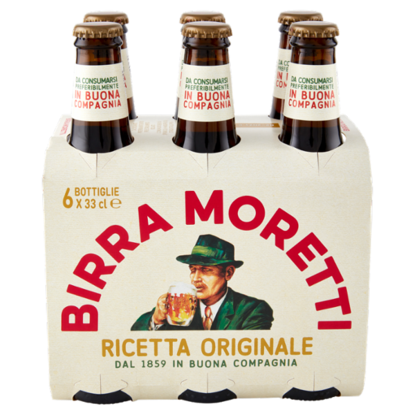 Birra Moretti Ricetta Originale 6 x 33 cl