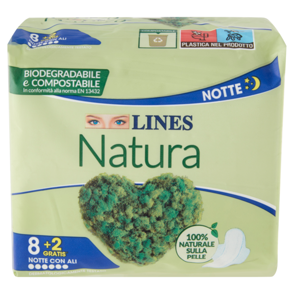 Lines Natura Notte con Ali 8+2 pz