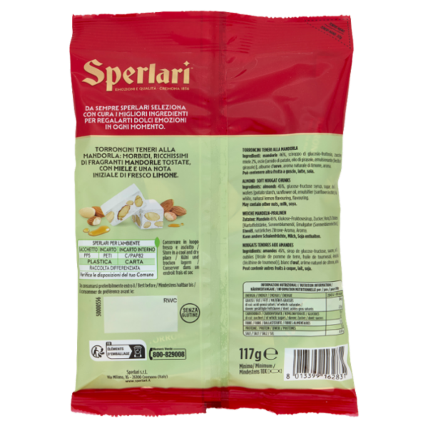 Sperlari Torroncini Teneri alla Mandorla 117 g