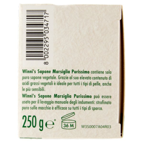 Winni's Naturel Sapone di Marsiglia 250 g