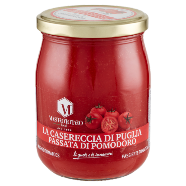 Mastrototaro food la Casereccia di Puglia Passata di Pomodoro 500 g