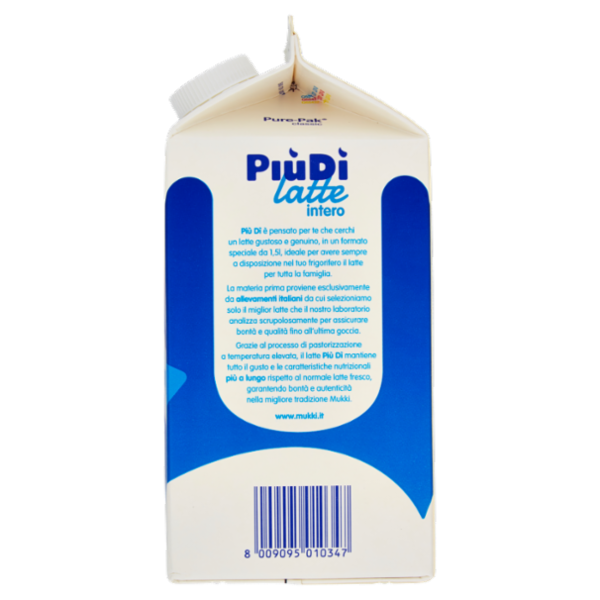 Mukki Più Dì latte intero 1,5 L