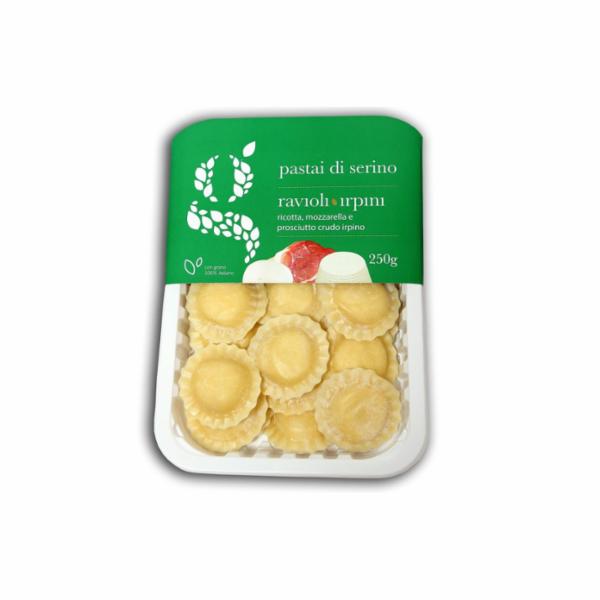 Ravioli Irpini ? Ricotta, Mozzarella E Prosciutto Crudo Irpino Gr.250