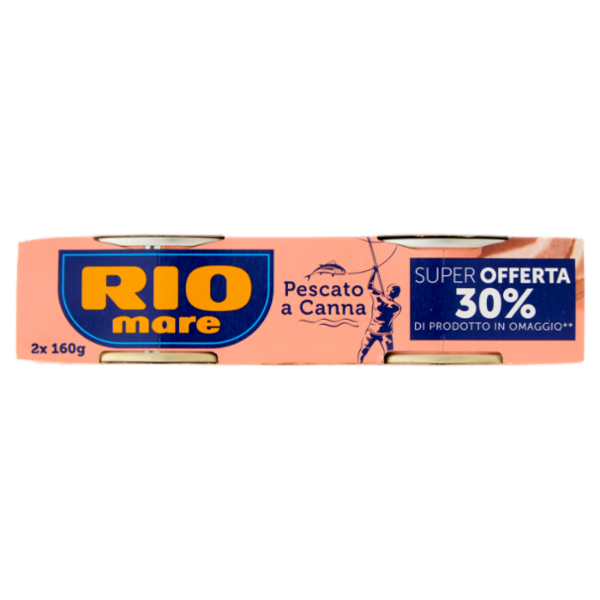 Rio mare Tonno all'Olio di Oliva Pescato a Canna 2 x 160 g