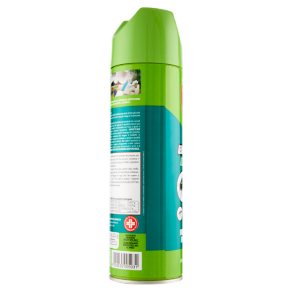 Zig Zag Insetticida Aerosol Profumato Eucaliptolo e Mentolo Mosche, Zanzare Insetti Volanti 500 ml