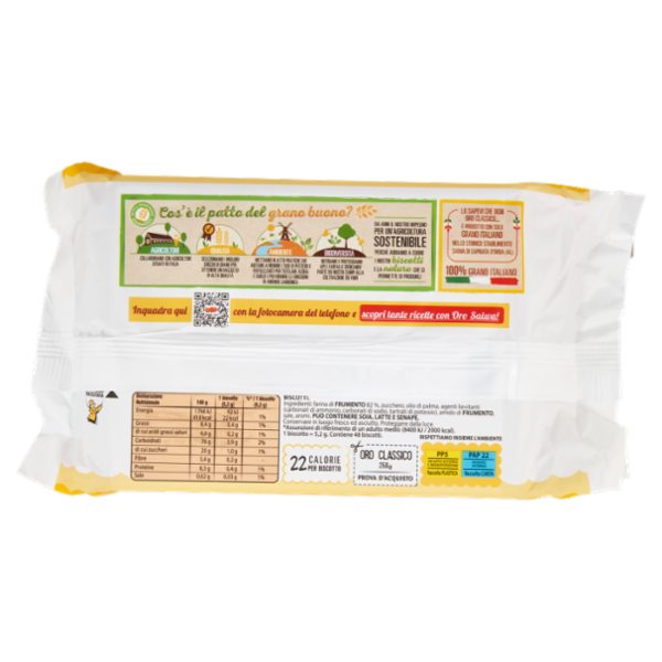 Oro Saiwa biscotti secchi Classici - 250 g