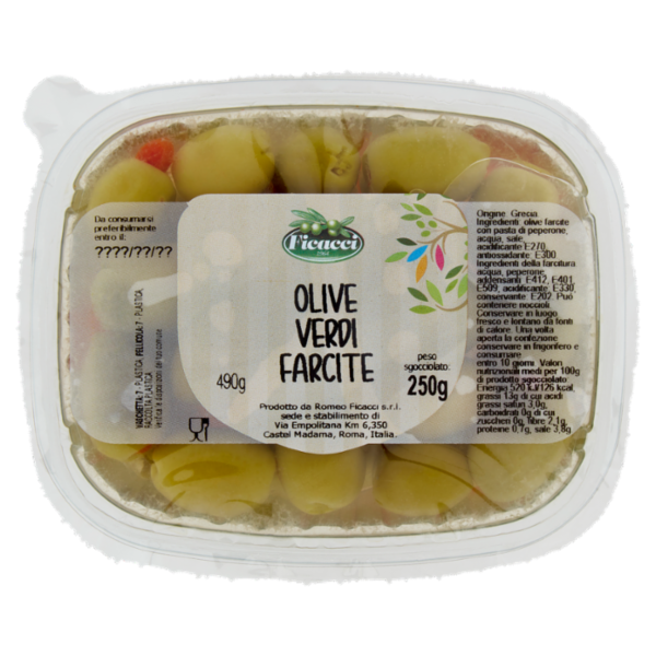 Ficacci Olive Verdi Farcite 250 g