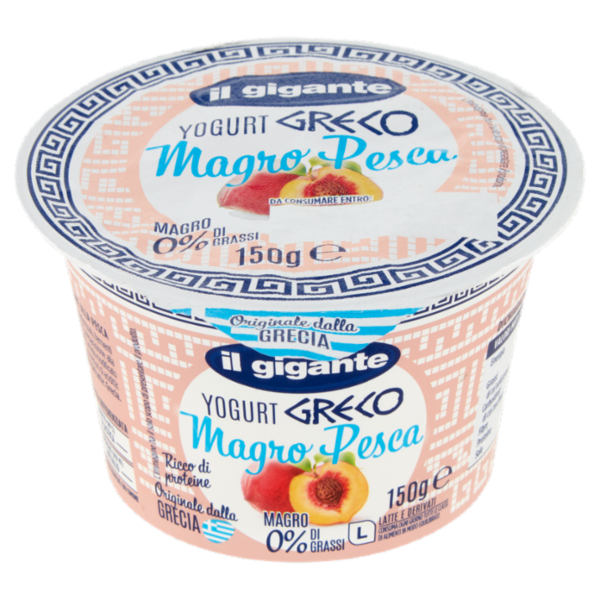IL GIGANTE Yogurt Greco Magro Pesca 150 g