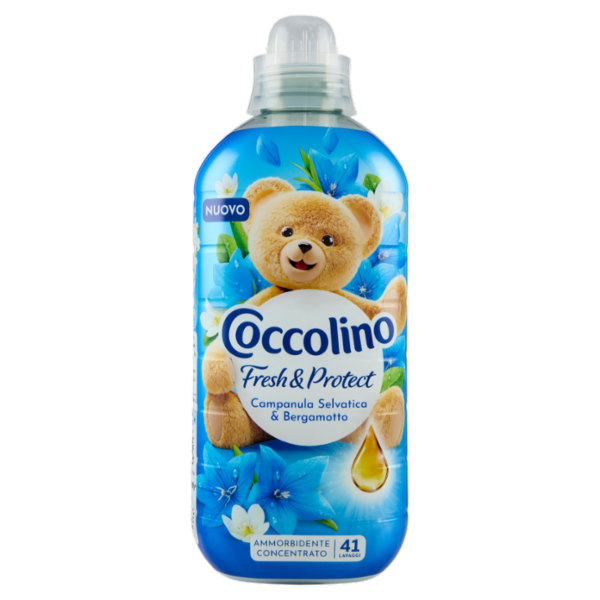 Coccolino Ammorbidente Concentrato Fresh&Protect Campanula Selvatica & Bergamotto 41 Lavaggi 952 ml