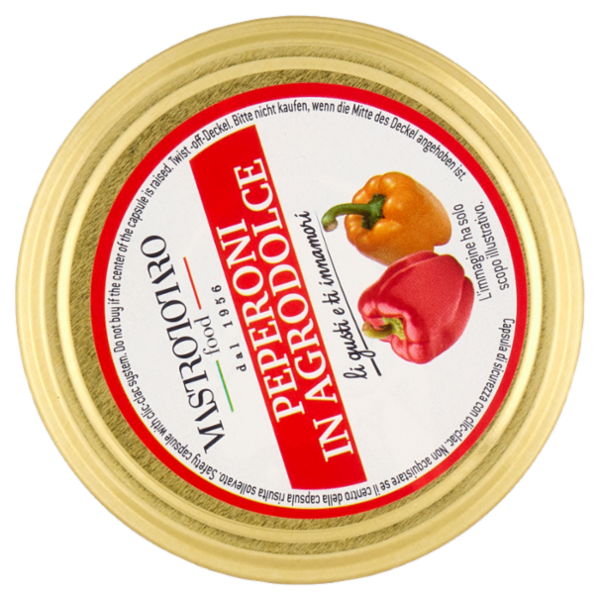 Mastrototaro food Peperoni in Agrodolce 550 g