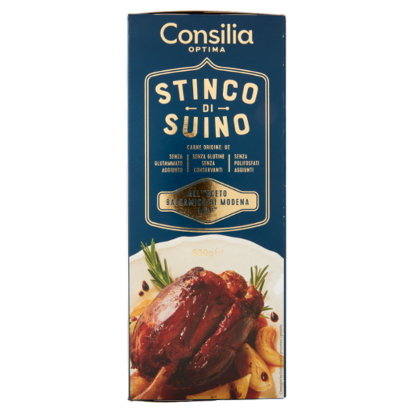 Consilia Optima Stinco di Maiale Cotto all'Aceto Balsamico di Modena I.G.P. 600 g