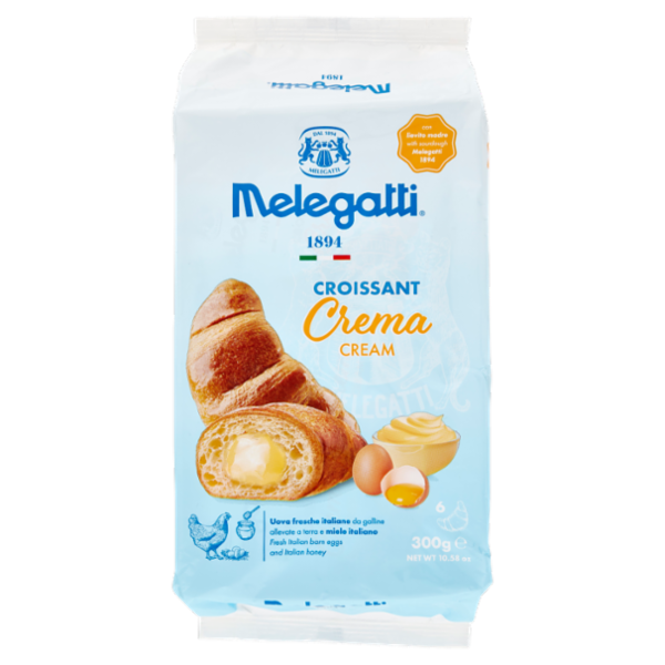 Melegatti 1894 Croissant Crema 6 x 50 g