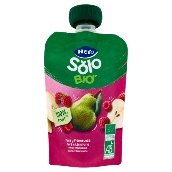 Hero Solo Bio Pera e Lampone 100 g