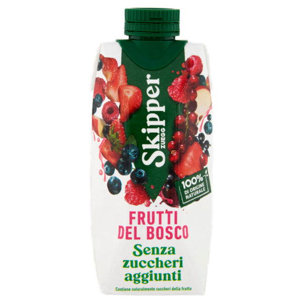 Zuegg Skipper Frutti del Bosco Senza zuccheri aggiunti 330 ml