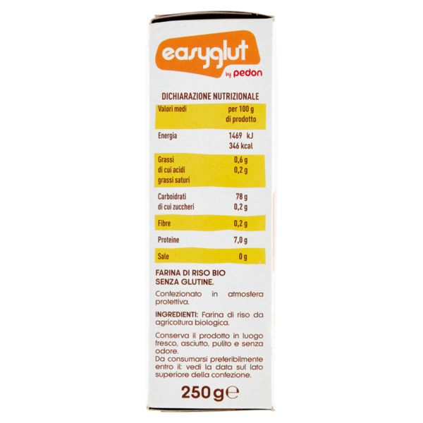 pedon easyglut farina di riso 250 g