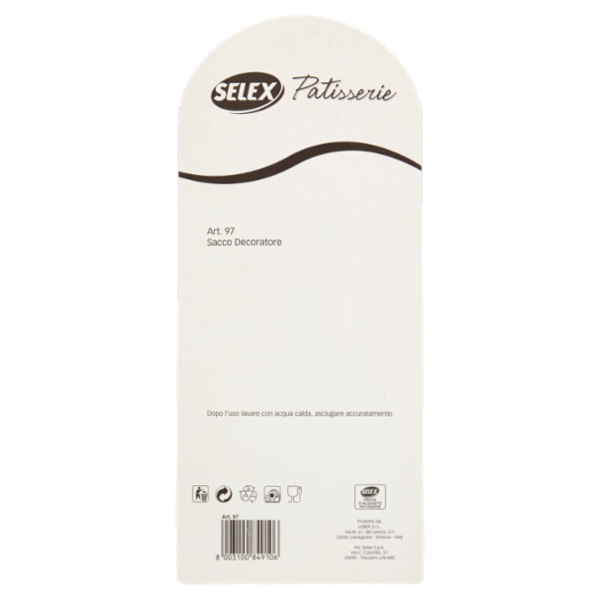 Selex Patisserie Sacco Dosatore