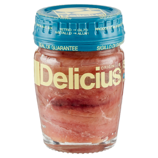 Delicius Canale di Sicilia Filetti di Alici in olio di oliva (46%) 58 g