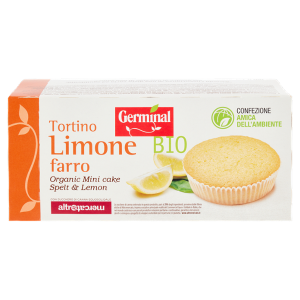 Germinal Bio Tortino Limone farro 4 x 45 g