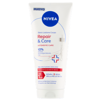 Nivea Siero Lozione Corpo Repair & Care Pelle Secca & Molto Secca 200 Ml