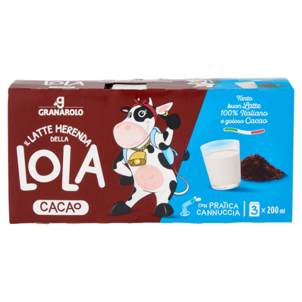 Granarolo il Latte Merenda della Lola Cacao 3 x 200 ml
