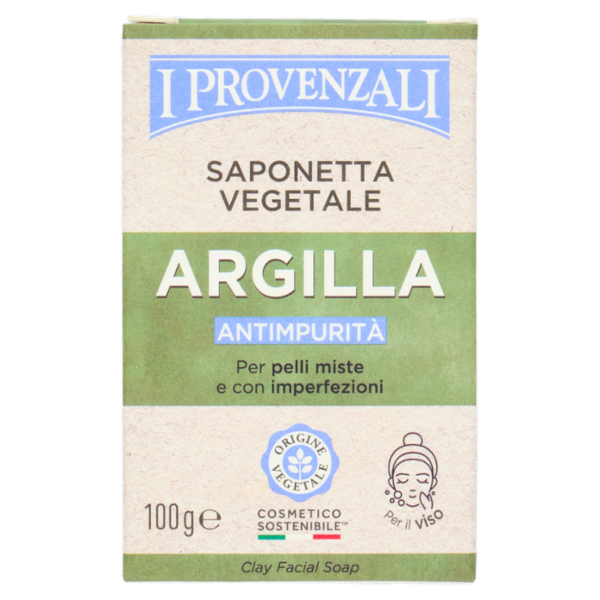 I Provenzali Saponetta Vegetale Argilla 100 g
