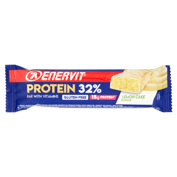 Enervit Protein 32% Bar with Vitamins Lemon Cake Flavour 48 g