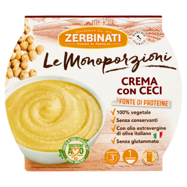 Zerbinati Le Monoporzioni Crema con Ceci 310 g