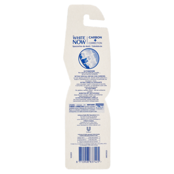 Mentadent White Now Carbon + Correction medium