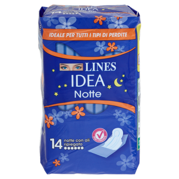 Lines Idea notte con ali ripiegato 14 pz