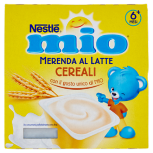 NESTLÉ MIO Merenda Al Latte Cereali Da 6 Mesi 4 Vasetti Da 100 g