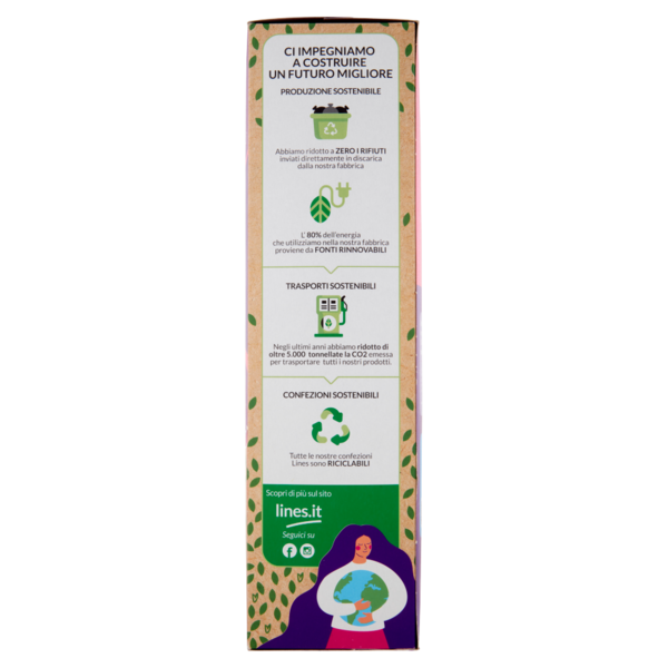 Lines Seta ultra Assorbenti Lunghi con Ali 66 pz