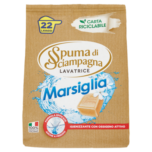 Spuma di Sciampagna Marsiglia Lavatrice 990 g