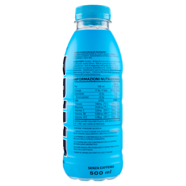 Prime Hydration Blue Raspberry Flavour 500 ml