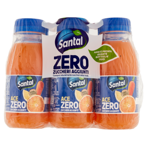 Santal ACE Zero Zuccheri Aggiunti 6 x 250 ml