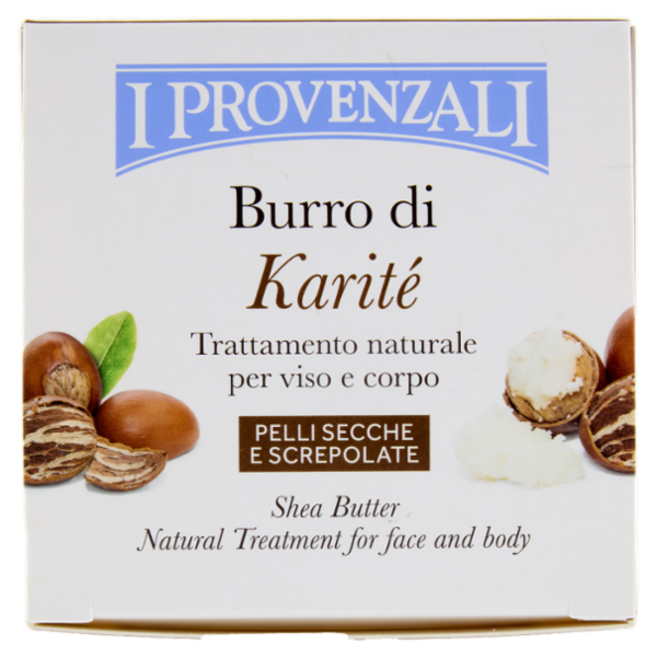 I Provenzali Burro di Karité Trattamento naturale per viso e corpo Pelli Secche e Screpolate 100 ml