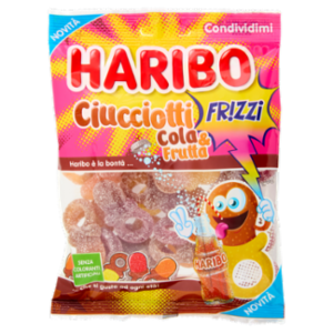 Haribo Ciucciotti Fr!zzi Cola & Frutta 160 g