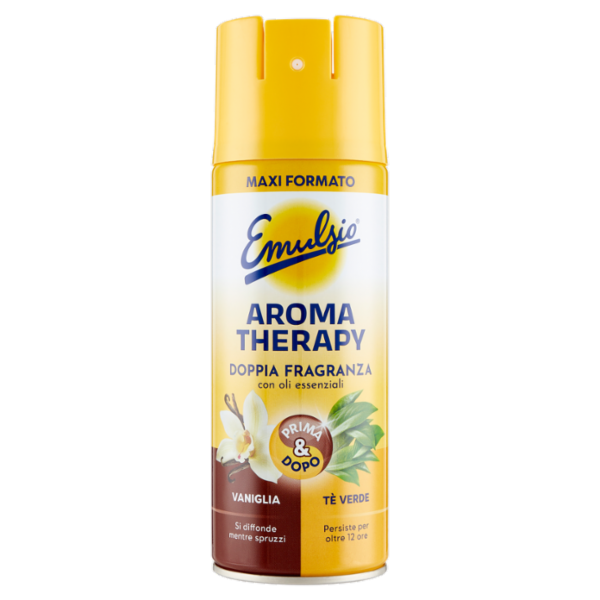 Emulsio Aroma Terapy Doppia Fragranza Vaniglia Tè Verde 350 ml