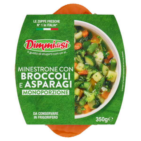 DimmidiSì Minestrone con Broccoli e Asparagi Monoporzione 350 g